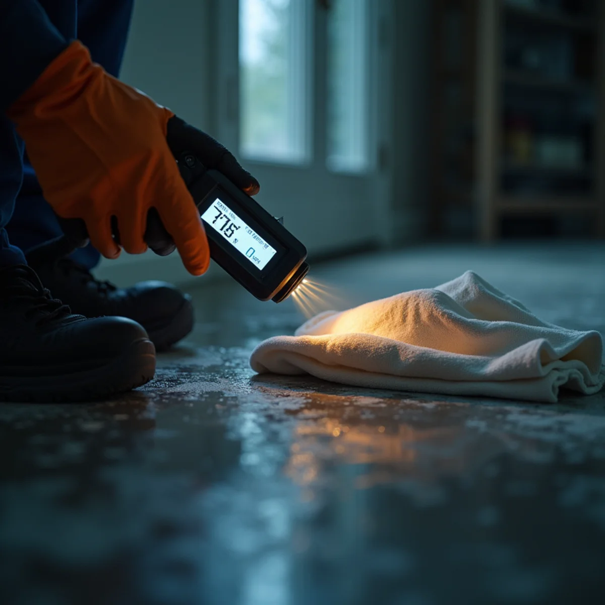 24/7 Emergency Water Damage Service in a Buena Park home — IICRC-certified technician at work