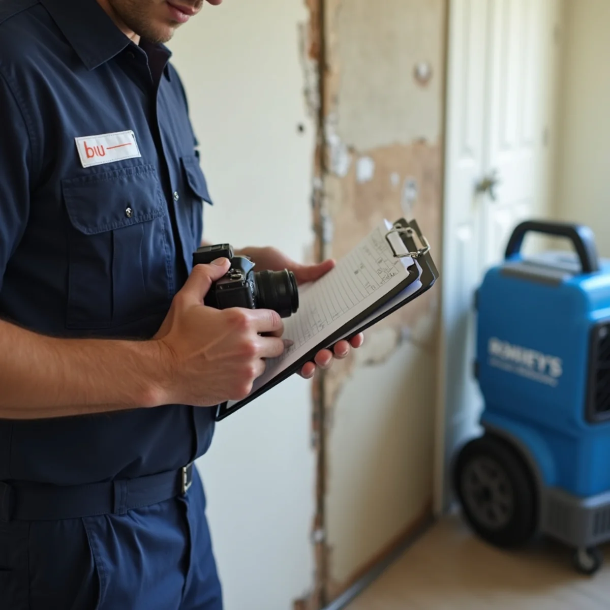 Insurance Claims Assistance in a Buena Park home — IICRC-certified technician at work